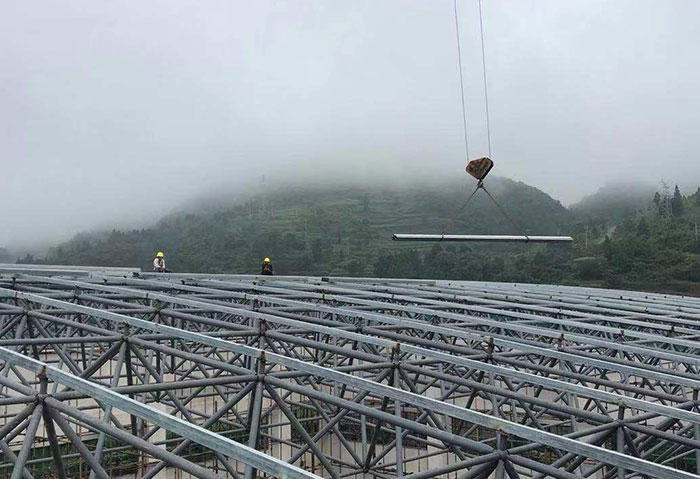 崇明网架施工
